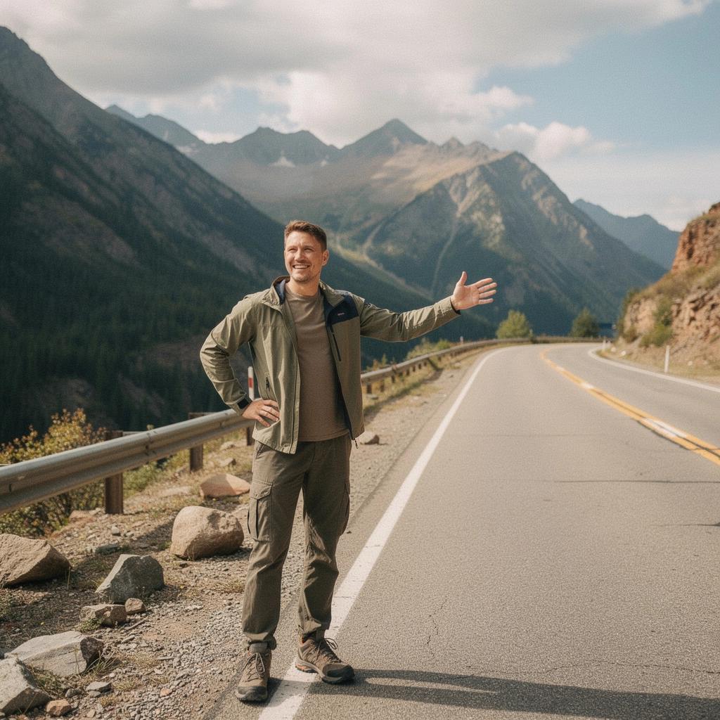 Samochód parkujący przy pięknym jeziorze.