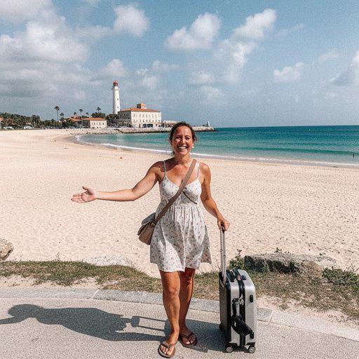 Kawałek drogi pełnej kolorowych liści jesienią.