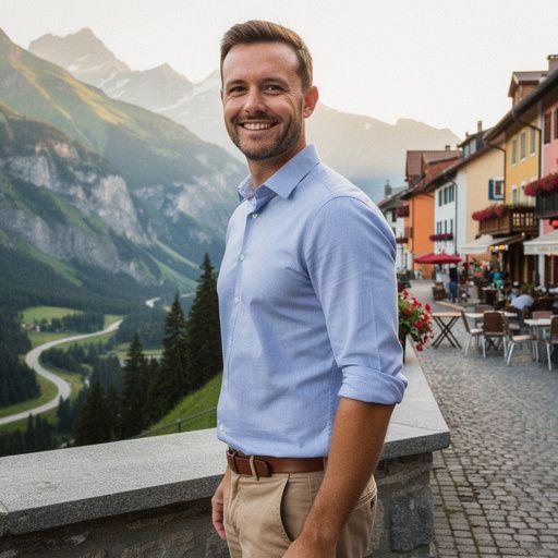 Urokliwy widok na wzgórza z polami kwiatów.